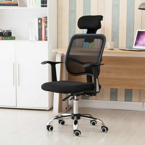 Mesh Computer Desk Office Chair Adjustable Home Executive Lift Swivel High Chair